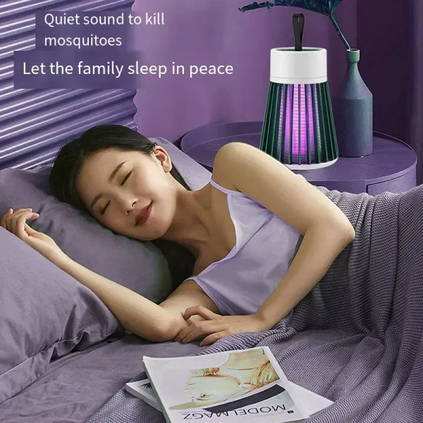 Original Mosquito Killer Lamp – Dual-Action Bug Trap & Portable Zapper, Ideal for Camping & Indoor Use