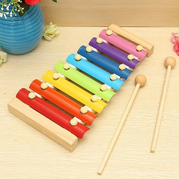 Premium Wooden Xylophone Musical Toy for Children (MultiColor)