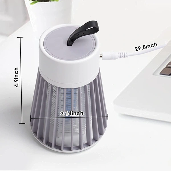 (2 USB Lamp Free) Mosquito Killer Lamp – Dual-Action Bug Trap & Portable Zapper, Ideal for Camping & Indoor Use
