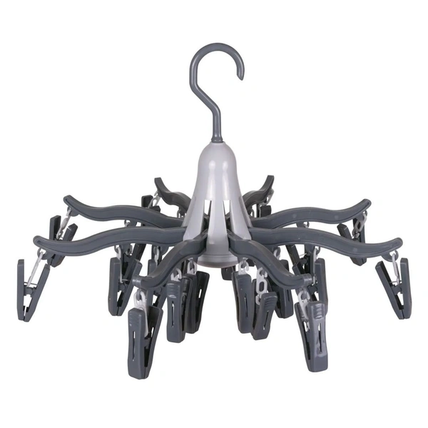 Octopus Hanger Clip With 24 Clip Multicolour 1 Pcs