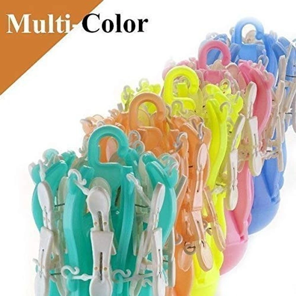 Octopus Hanger Clip With 24 Clip Multicolour 1 Pcs