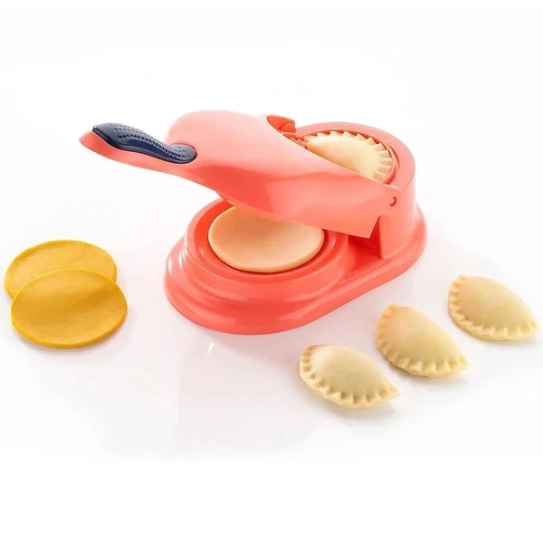 2 in 1 Dumpling Maker Mould Machine, Kitchen Dumpling Making Tool, Premium Dumpling Press Mould for Gujiya , Ghughra , Momos Making