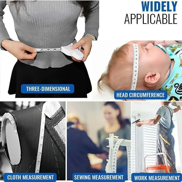 Measuring Tape for Accurate Length, Breadth, and Height Measurements - Ideal for Body and General Use