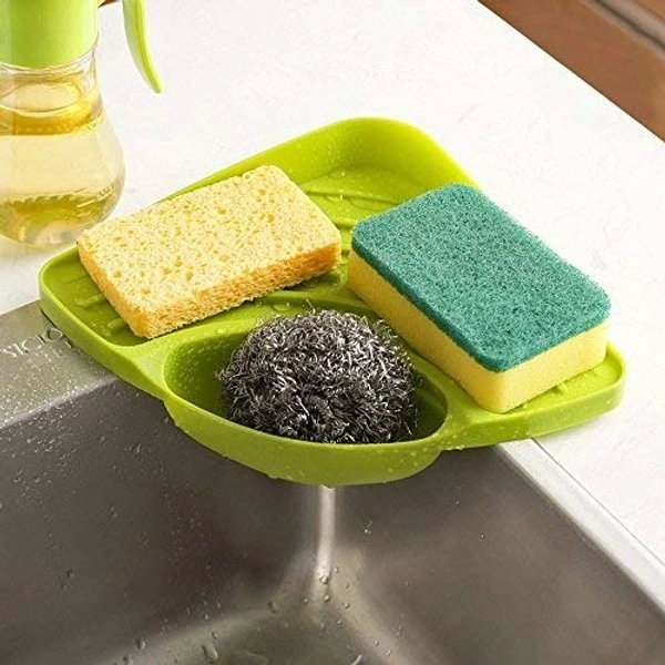 Corner Kitchen Sink Rack with Suction for Efficient Storage and Organization