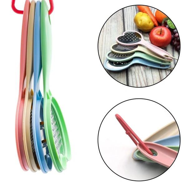 (Set of 4) Heart Grater Set & Slicer: The All-in-One Tool for Effortless Fruit, Veggie, and Cheese Prep!