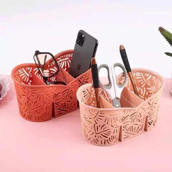 Multipurpose Cutlery and Desk Organizer Stand – Multi-Colored, 1 Piece