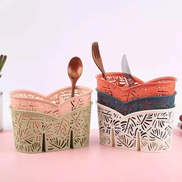Multipurpose Cutlery and Desk Organizer Stand – Multi-Colored, 1 Piece
