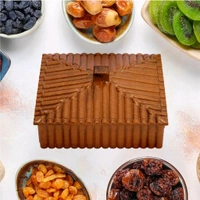 Elegant Multipurpose Dry Fruit & Spice Storage Box - 4 Section Airtight Container, Multipurpose storage box, airtight container, dry fruit storage, spice box, food-grade plastic, kitchen organizer, corporate gift, woven design container