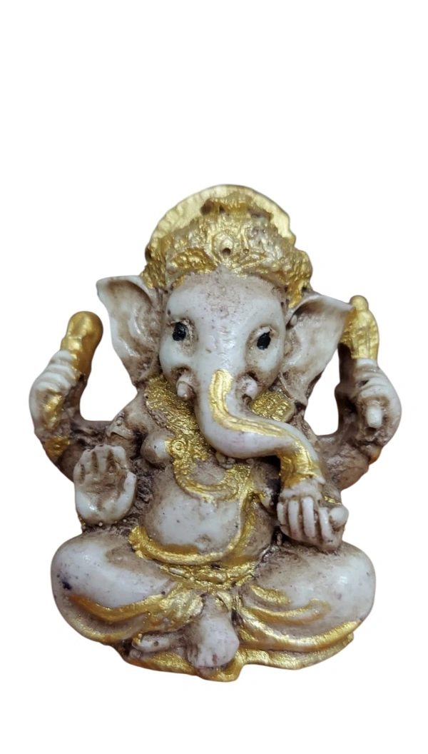 MOI Ganesh - L 1.5 x B 1 x H 2 Inch., Polyresin, 36 gms.