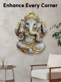 MOI Ganesh - L 1.5 x B 1 x H 2 Inch., Polyresin, 36 gms.