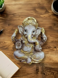 MOI Ganesh - L 1.5 x B 1 x H 2 Inch., Polyresin, 36 gms.