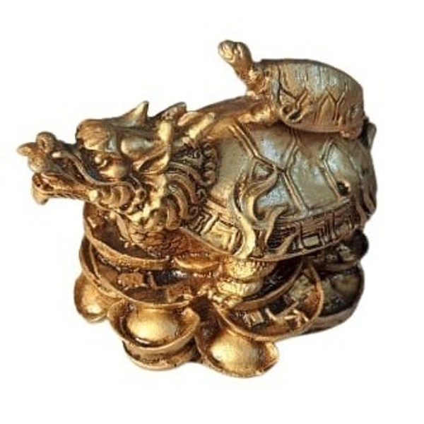 MOI Dragon  - L 5 x B 4.5 x H 4 Inch., Polyresin, 700 gms.