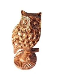 MOI Owl - L 2.5 x B 2.5 H x H 6 Inch., Polyresin, 316 gms.