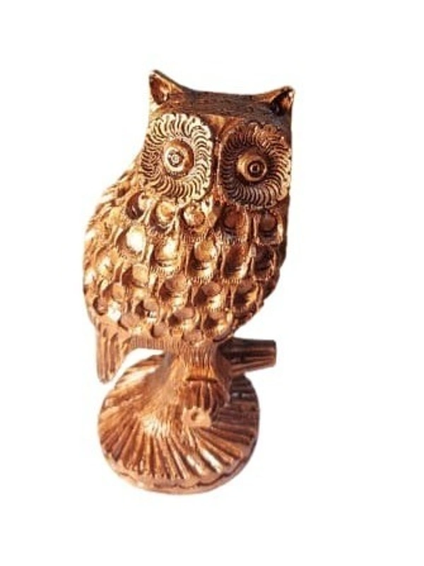 MOI Owl - L 2.5 x B 2.5 H x H 6 Inch., Polyresin, 316 gms.
