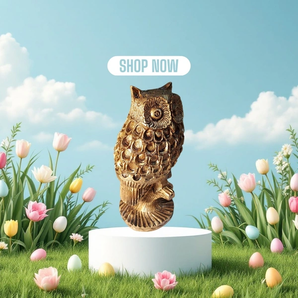 MOI Owl - L 2.5 x B 2.5 H x H 6 Inch., Polyresin, 316 gms.