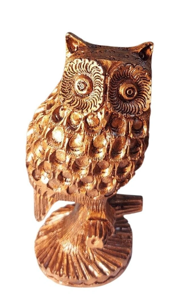 MOI Owl - L 2.5 x B 2.5 H x H 6 Inch., Polyresin, 316 gms.