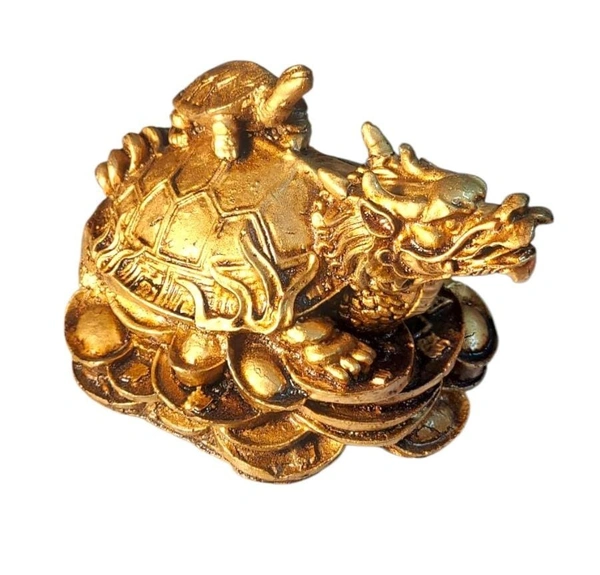 MOI Dragon  - L 5 x B 4.5 x H 4 Inch., Polyresin, 700 gms.