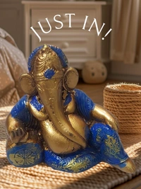 MOI Ganesh - Height - 3 Inches, Polyresin, 72 gms., Box