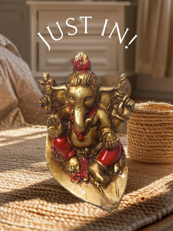 MOI Ganesh - Height - 2.5 Inches, Polyresin, Box