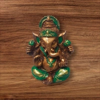 MOI Ganesh - Height - 3.5 Inches., Polyresin, Box