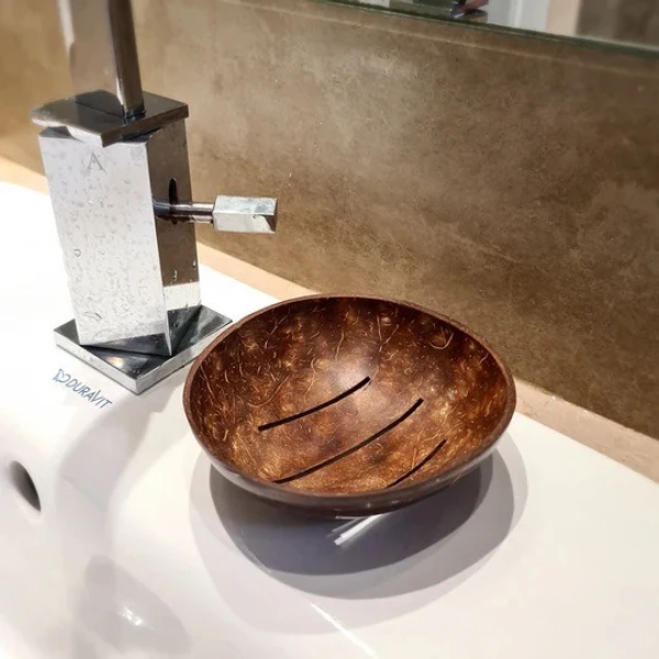 Soap Holder - Coconut Shell Eco-friendly Soap Dish / Soap holder ( Set of 2 )