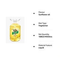 Silverdrop Refined Sunflower Oil Bottle, 5 L