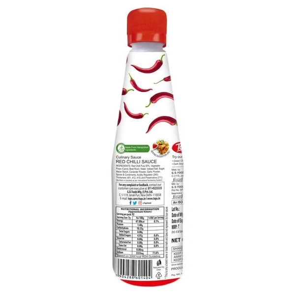 Tops Sauce Red Chilli 650 G