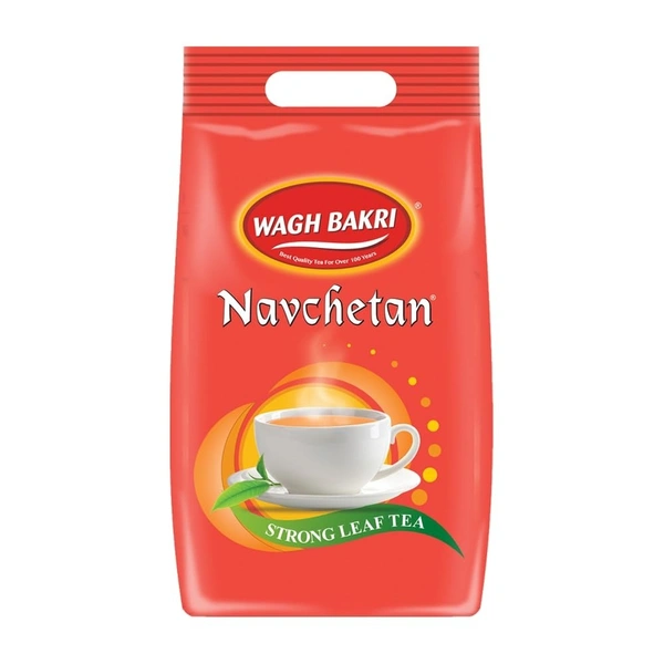 Wagh Bakri Navchetan Tea Pouch, 1 kg
