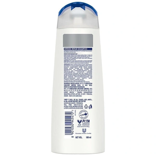 Dove Intense Repair Therapy Hair Shampoo 180 ml