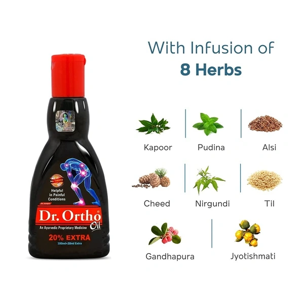 Dr. Ortho Ayurvedic Oil 120 ml