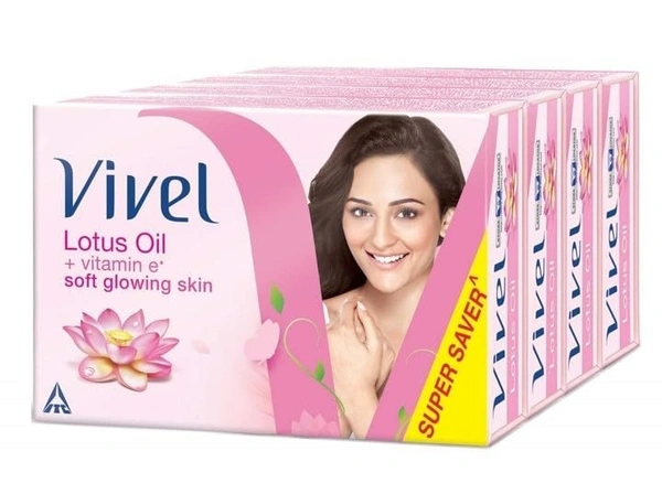 Vivel Soap Lotus Oil, 4N (100 g Each)
