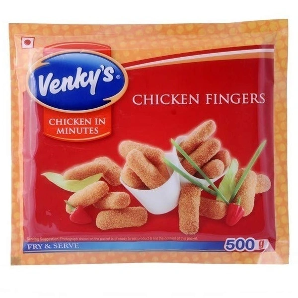 Venky's Chicken Fingers Garlic, 500 g