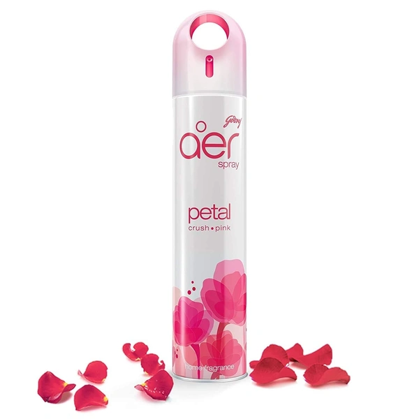 Godrej Aer Petal Crush Pink Air Freshener Spray 220 ml