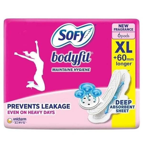 Sofy Body Fit XL Sanitary Pads 6 N