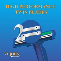 Vi-John Shavepro Twin Blade Men Razor Pack 5 N