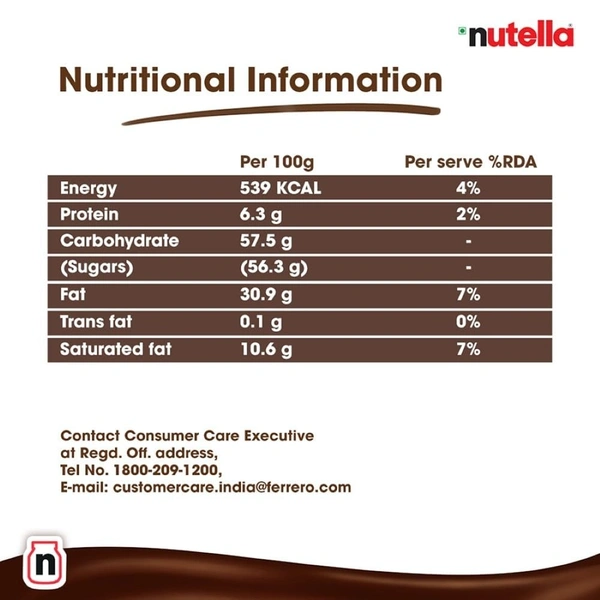 Nutella Hazelnut Spread 180 G