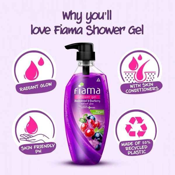 Fiama Blackcurrent And Bearberry Shower Gel 500 ml