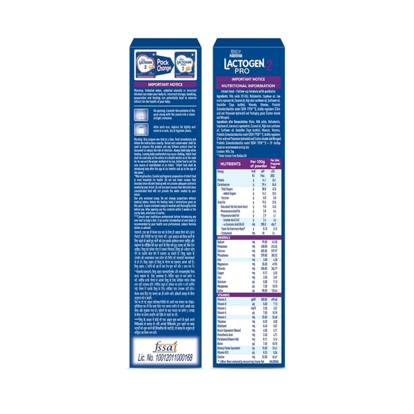 Lactogen Stage 2 Baby Formula Powder After 6 Months Upto 12 Months, 400 g