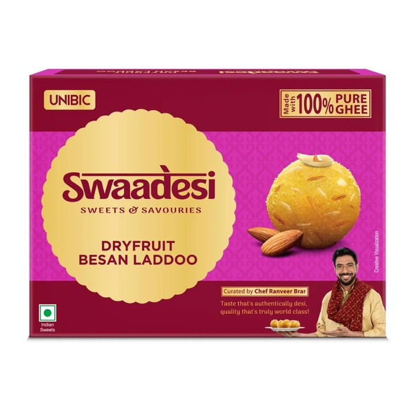 Unibic Swaadesi Badam Besan Barfi 180 g