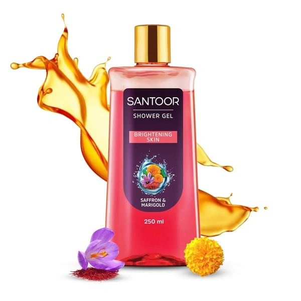 Santoor Saffron And Marigold Shower gel 250 ml