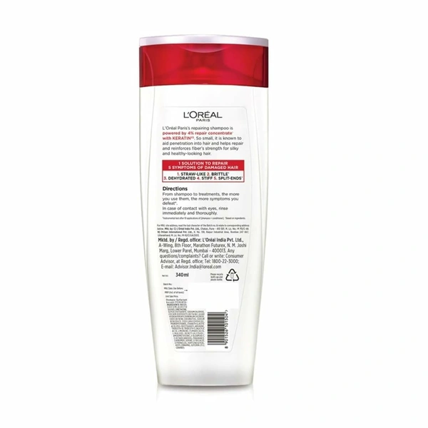 L'oreal Paris Total Repair Hair Shampoo 340 ml