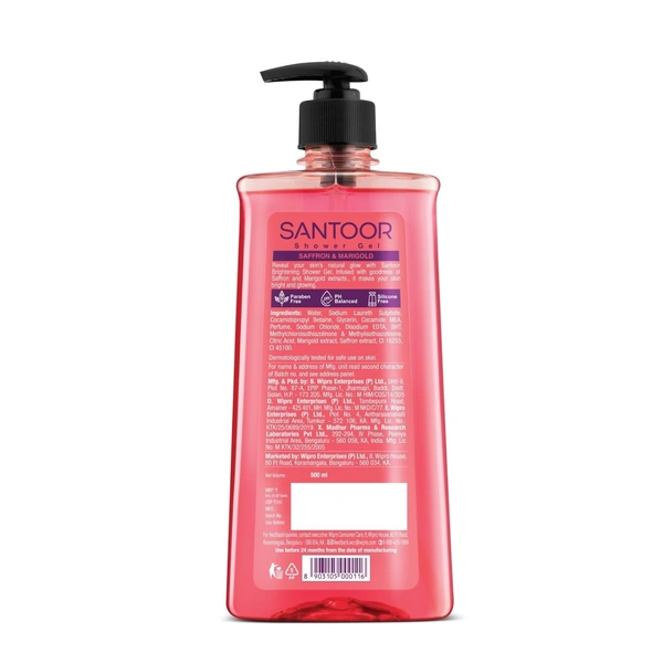Santoor Saffron And Marigold Shower gel 500 ml