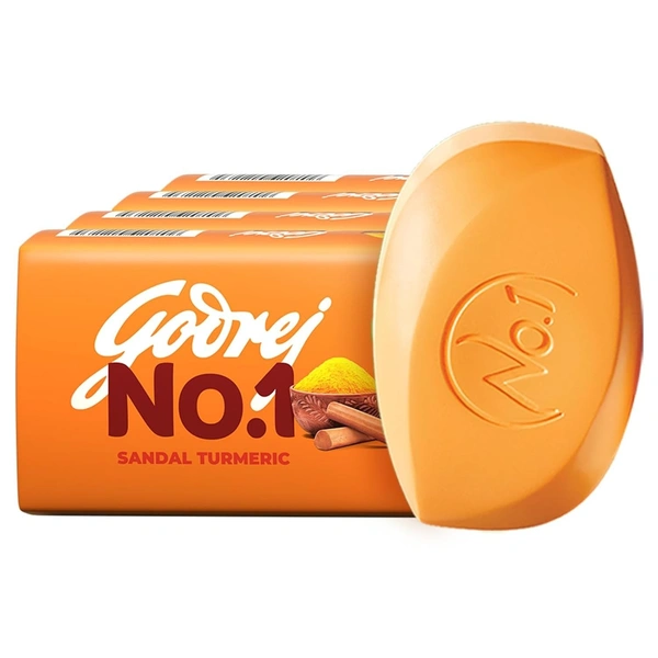 Godrej No.1 Sandal & Turmeric Soap 4 N (47 g Each)