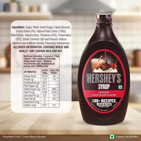 Hershey's Chocolate Syrup 1.3 Kg