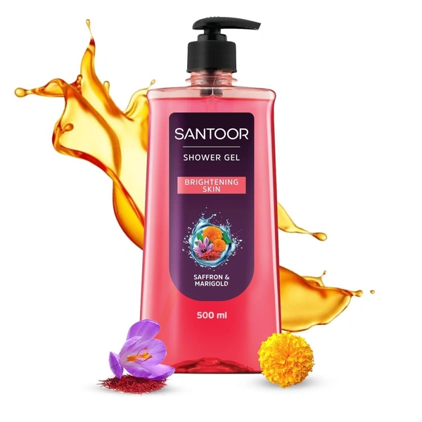 Santoor Saffron And Marigold Shower gel 500 ml