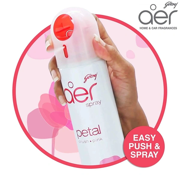 Godrej Aer Petal Crush Pink Air Freshener Spray 220 ml