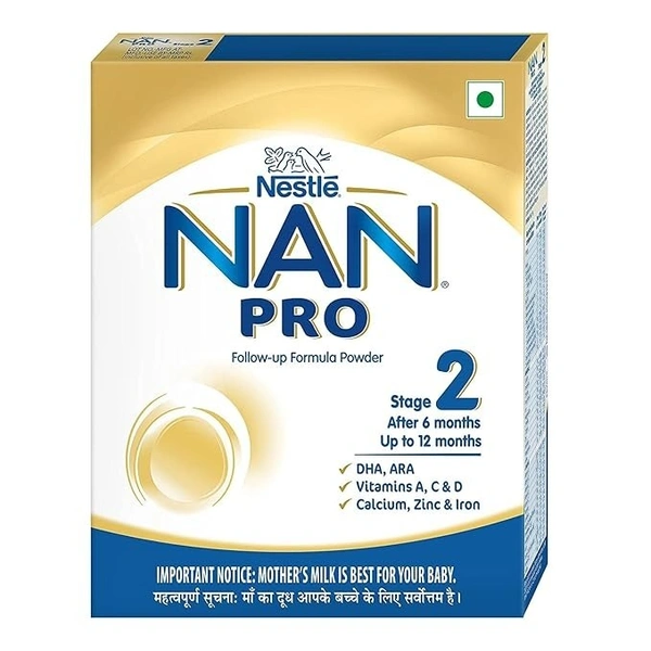 Nan Pro Stage 2 Baby Formula Powder After 6 Months Upto 12 Months, 400 g