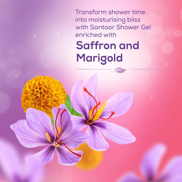 Santoor Saffron And Marigold Shower gel 250 ml