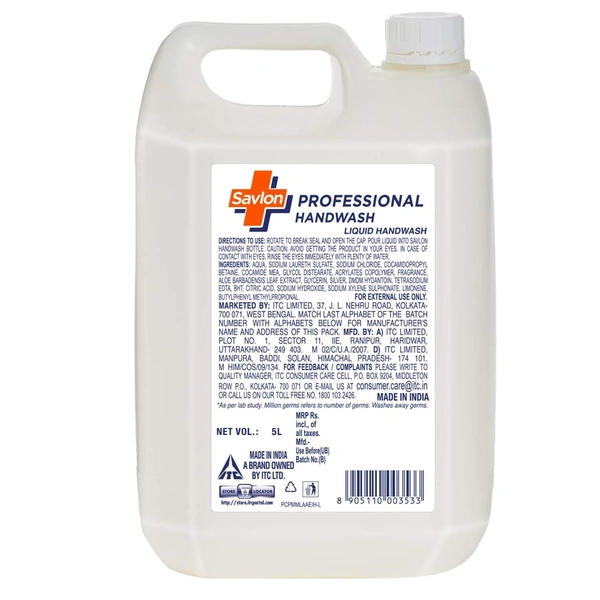 Savlon Professional Liquid Handwash 5 L
