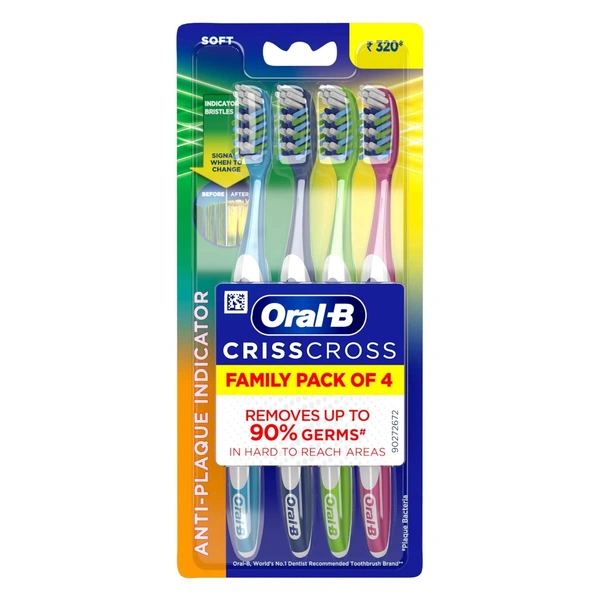 Oral-B Criss Cross Toothbrush Soft 4 N